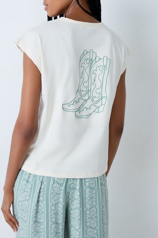T-shirt - Beige
