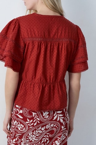 Blouse Afternoon Light - Rouge brique