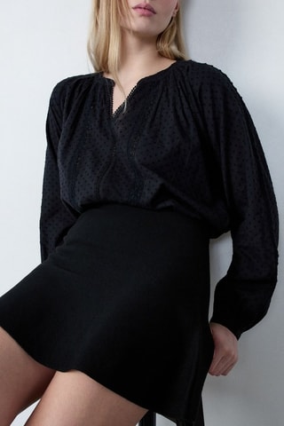 Blouse Afternoon light - Noir