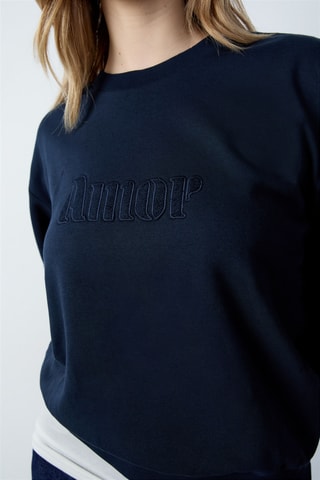 Sweat Rdv Au Studio - Bleu marine