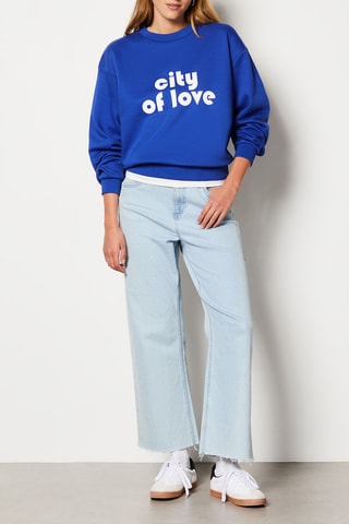 Sweat Felipe - Bleu roi - Etam