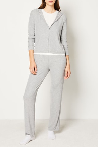 Sweat à capuche Lilio - Gris chiné - Etam