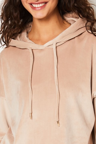 Sweat en velours Pekan - Taupe - Etam
