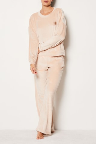 Sweat en velours Maylie - Beige - Etam