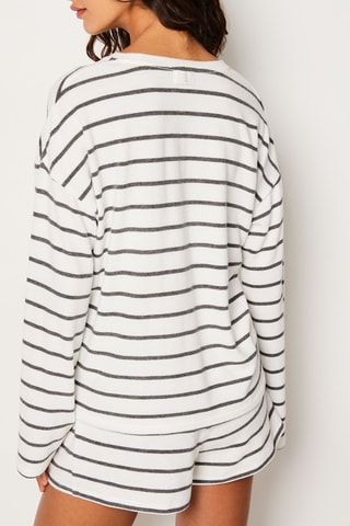 Sweat Paby - Anthracite et blanc - Etam