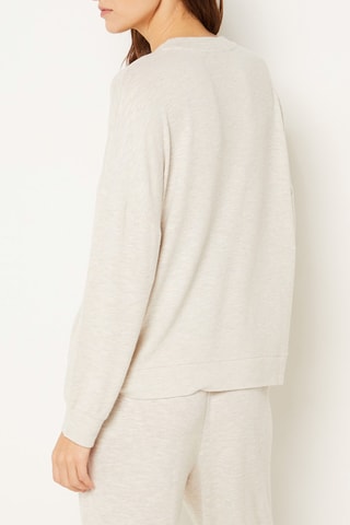 Sweat de pyjama Ebel - Beige chiné - Etam