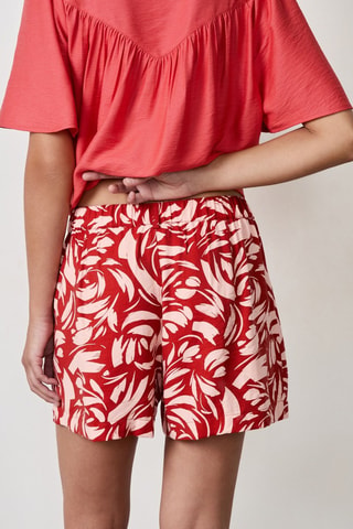 Short Capsule Vacance - Rouge et rose