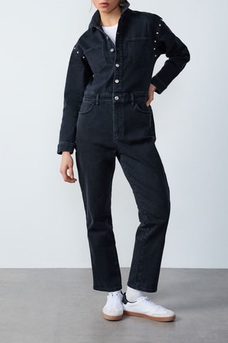 Combinaison en jean Cowboy - Bleu marine