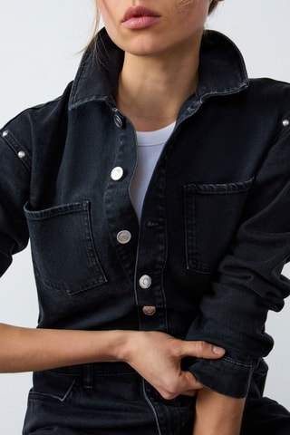 Combinaison en jean Cowboy - Bleu marine