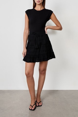 Jupe patineuse Coastal Cowgirl - Noir