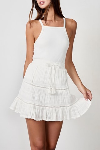 Jupe patineuse Coastal cowgirl - Blanc