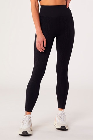 Legging taille haute Prune Noir