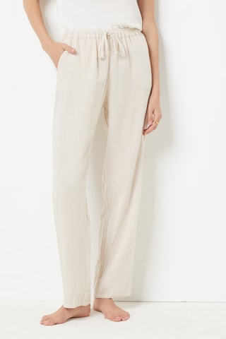 Pantalon de pyjama en lin Zanzibar Beige