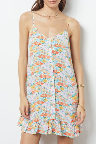 Robe droite Multicolore