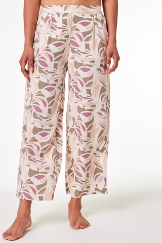 Pantalon wide legs 7/8 Romy Rose pâle