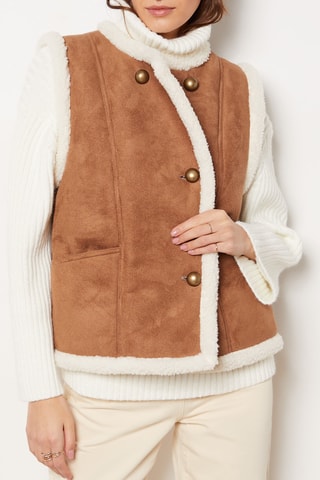 Gilet sans manches - Marron
