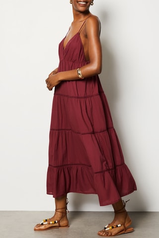 Robe longue - Bordeaux