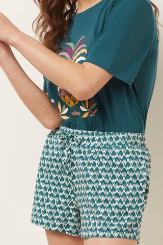 Short de pyjama Bahananas Vert