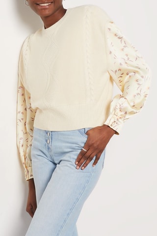 Pull sans manches - Beige