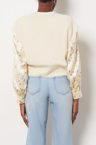Pull sans manches - Beige