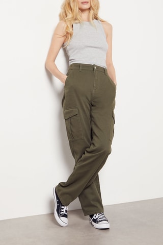 Pantalon cargo - Vert