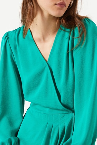Robe portefeuille - Vert