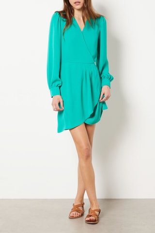 Robe portefeuille - Vert