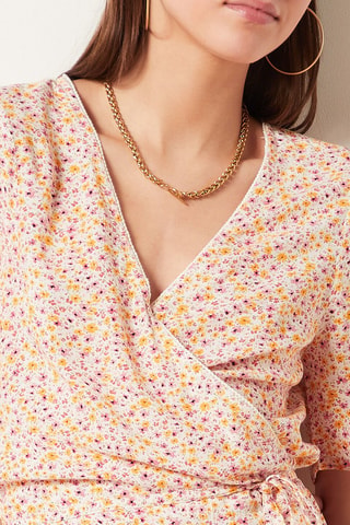 Robe portefeuille Multicolore