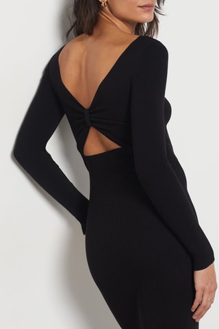 Robe midi - Noir