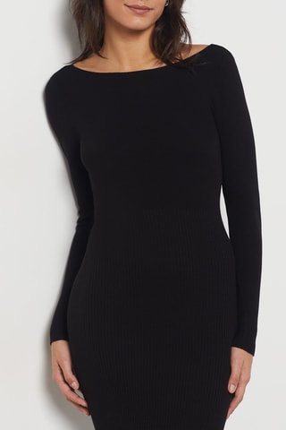 Robe midi - Noir