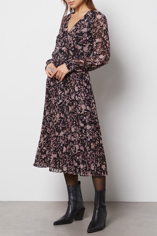 Robe portefeuille - Noir