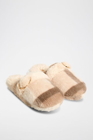 Pantoufles fourrées Olgi - Beige
