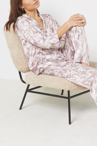 Pantalon - Taupe et blanc