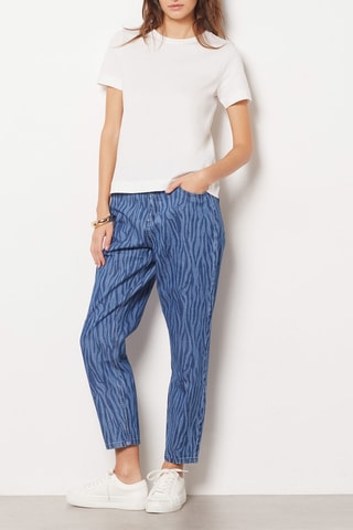 Jean boyfriend 7/8 - Bleu