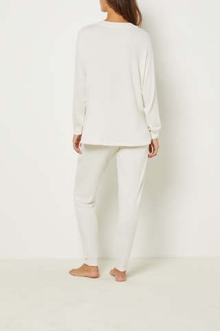 Pantalon carotte taille haute Cloane - Beige
