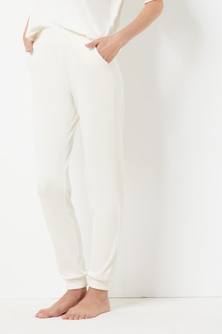 Jogging de pyjama en velours Dunkan - Ecru