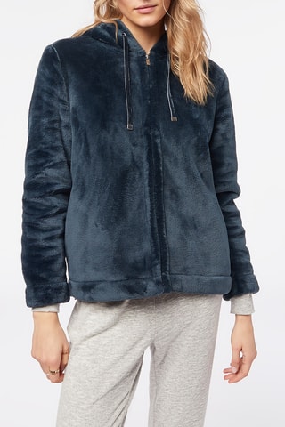Sweat velours Naci - Bleu marine