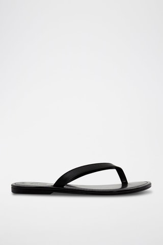Sandales en cuir - Noir