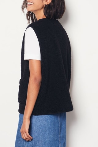 Veste sans manches Essentiel - Noir
