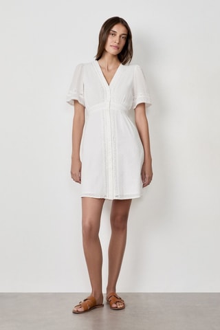 Robe droite Afternoon Light - Blanc