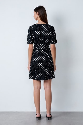 Robe chemise Essentiel - Noir et blanc
