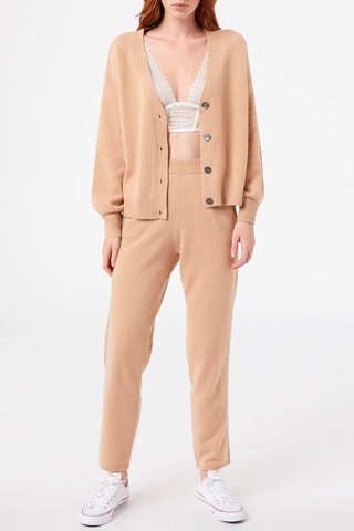 Pantalon en cachemire - Sable
