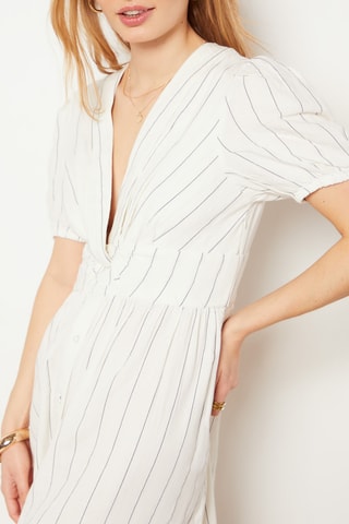 Robe midi - Blanc