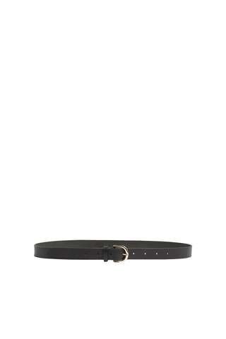 Ceinture en cuir Faustine - Noir