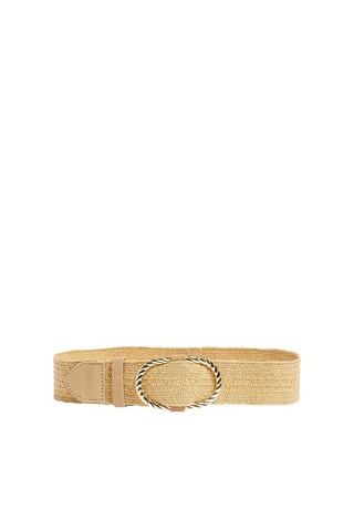 Ceinture Folie Raphia - Beige