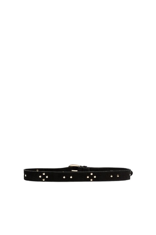 Ceinture en nubuck Hypolite - Noir