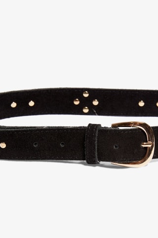 Ceinture en nubuck Hypolite - Noir