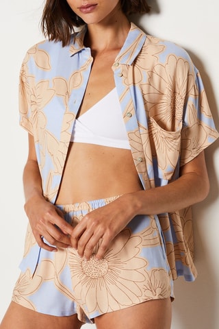 Chemise de pyjama - Beige - Etam