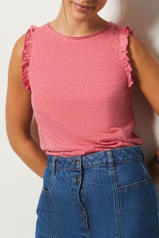 Top Floom - Rose chiné