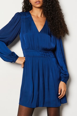 Robe patineuse Lana - Bleu nuit